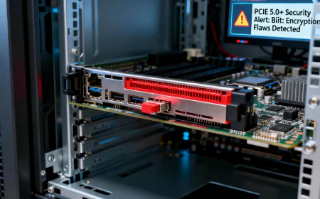 PCIe 5.0+ Security Alert: Trio of Encryption Flaws Leads to Data Handling Vulnerabilities.