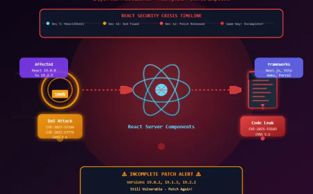 After React2Shell: New DoS & Source Code Leaks Hit React Server Components