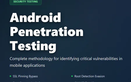 Complete Android Application Penetration Testing: Comprehensive Methodology for Identifying Critical Vulnerabilities