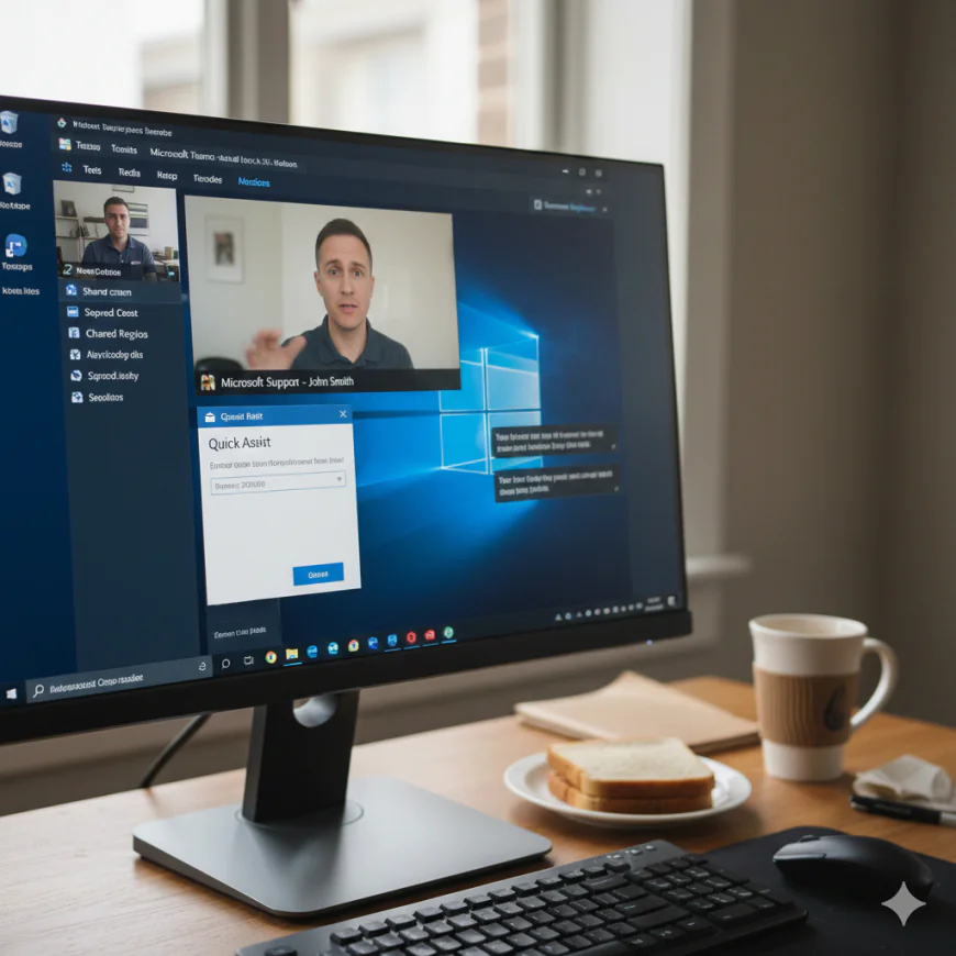New Vishing Attack Exploits Microsoft Teams and QuickAssist to Deploy .NET Malware