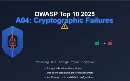 A04:2025 - Cryptographic Failures: Protecting Your Data in Transit and at Rest