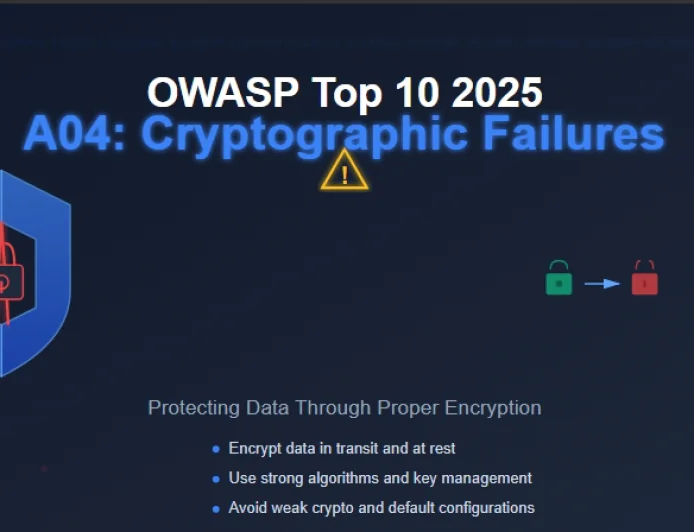 A04:2025 - Cryptographic Failures: Protecting Your Data in Transit and at Rest