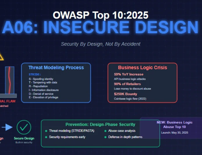 A06:2025 - Insecure Design: Security Must Be Designed In, Not Bolted On