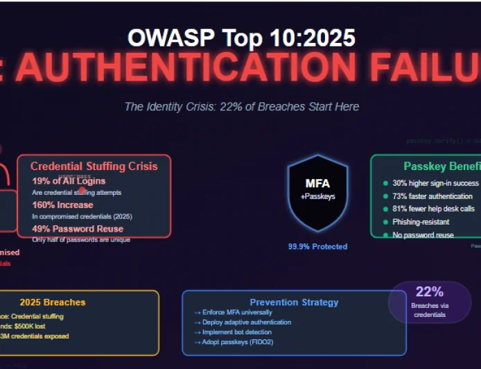 A07:2025 - Authentication Failures: The Identity Crisis Threatening Modern Applications