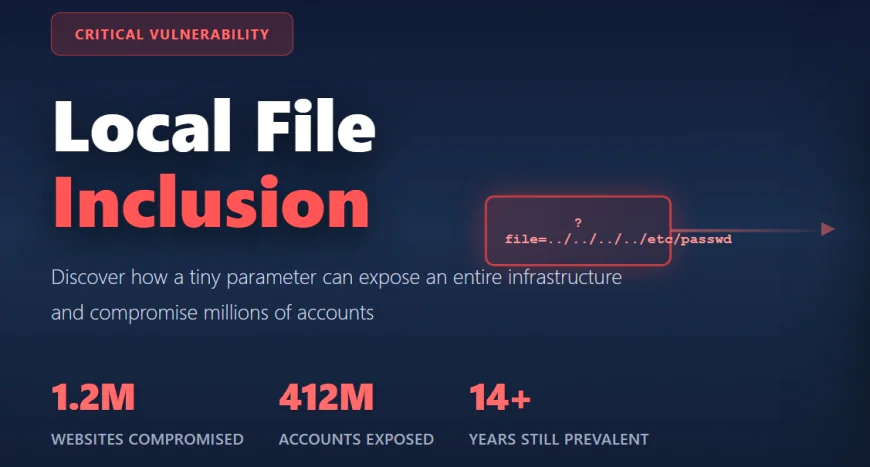 Local File Inclusion (LFI) Vulnerabilities: The Tiny Parameter That Exposed Entire Infrastructures
