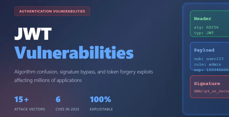 JWT Vulnerabilities: Complete Testing Guide