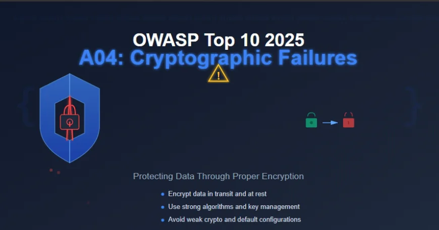 A04:2025 - Cryptographic Failures: Protecting Your Data in Transit and at Rest
