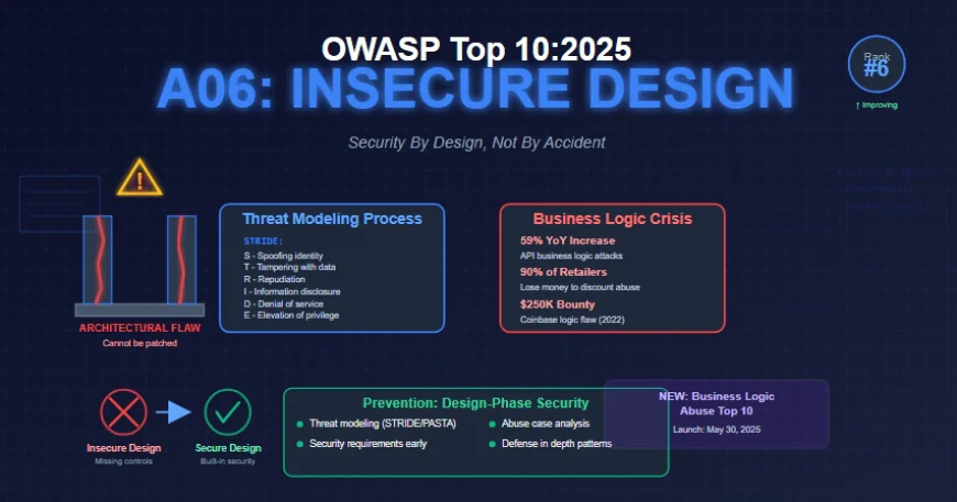 A06:2025 - Insecure Design: Security Must Be Designed In, Not Bolted On